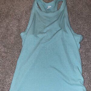 Old Navy teal-blue racerback tank top